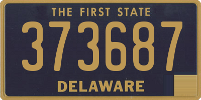 DE license plate 373687
