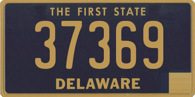 DE license plate 37369