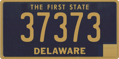 DE license plate 37373