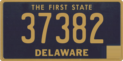 DE license plate 37382