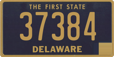 DE license plate 37384