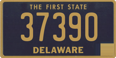 DE license plate 37390