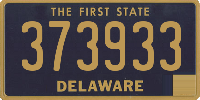 DE license plate 373933