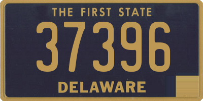 DE license plate 37396