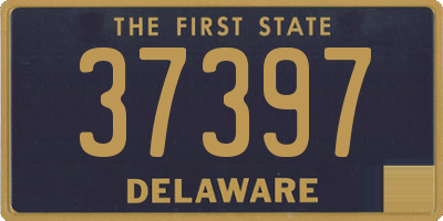 DE license plate 37397