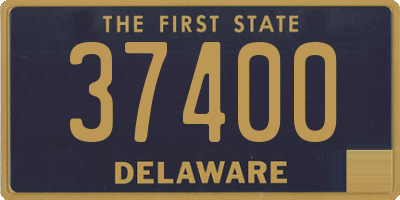 DE license plate 37400
