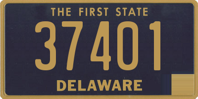 DE license plate 37401