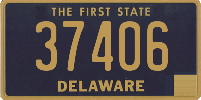 DE license plate 37406