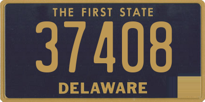 DE license plate 37408