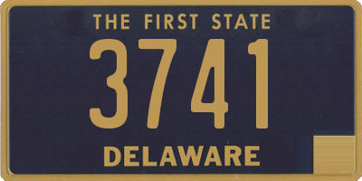 DE license plate 3741