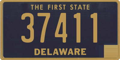 DE license plate 37411