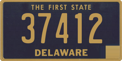 DE license plate 37412