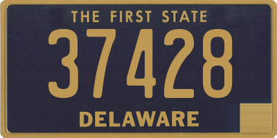 DE license plate 37428