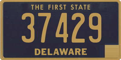 DE license plate 37429