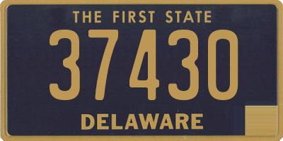 DE license plate 37430