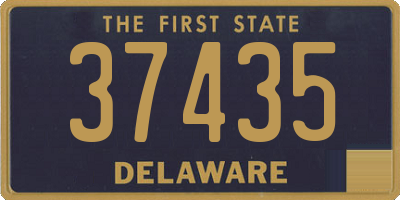 DE license plate 37435