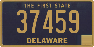 DE license plate 37459