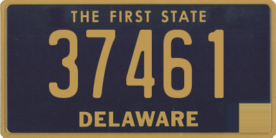 DE license plate 37461