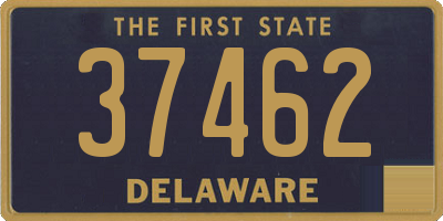 DE license plate 37462