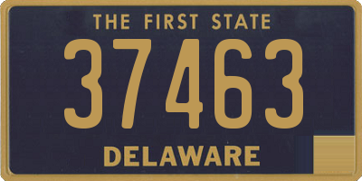 DE license plate 37463