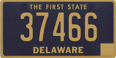 DE license plate 37466