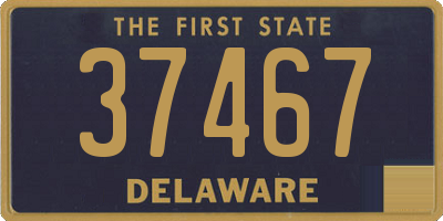 DE license plate 37467