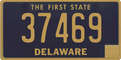 DE license plate 37469