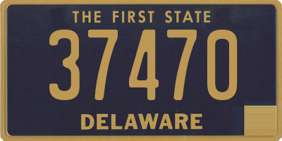 DE license plate 37470