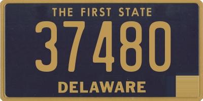 DE license plate 37480