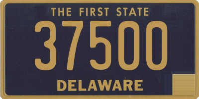 DE license plate 37500