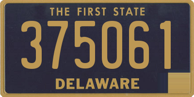 DE license plate 375061