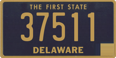 DE license plate 37511