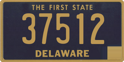 DE license plate 37512