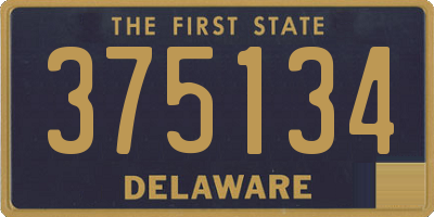 DE license plate 375134