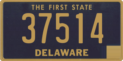 DE license plate 37514