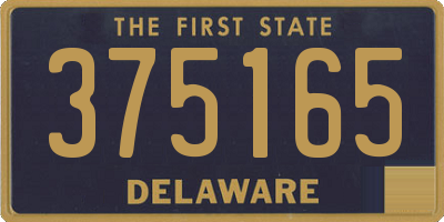 DE license plate 375165