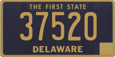 DE license plate 37520