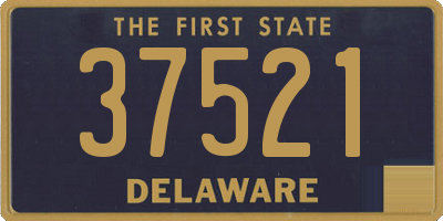 DE license plate 37521