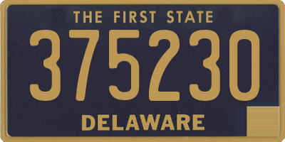DE license plate 375230