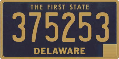 DE license plate 375253