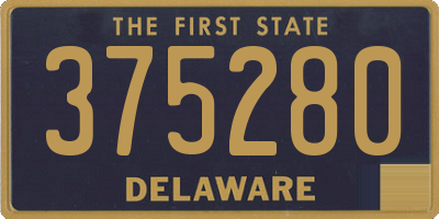 DE license plate 375280