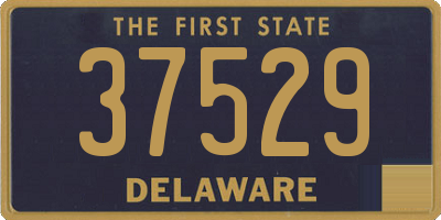 DE license plate 37529