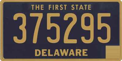 DE license plate 375295