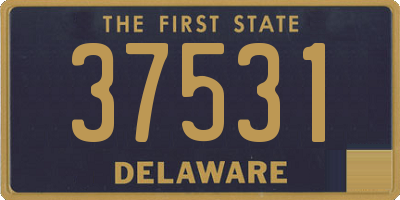 DE license plate 37531