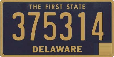 DE license plate 375314