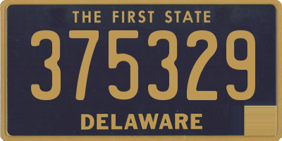 DE license plate 375329
