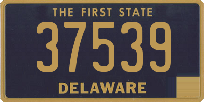 DE license plate 37539