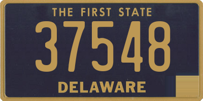 DE license plate 37548