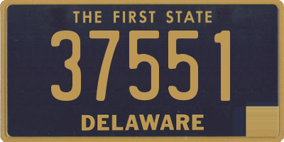 DE license plate 37551