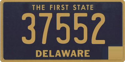 DE license plate 37552